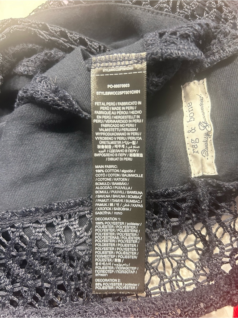 *NWT* Rag & Bone Rosie Lace-Trim Cotton Muscle Tank, Size Medium - Picture 13 of 14